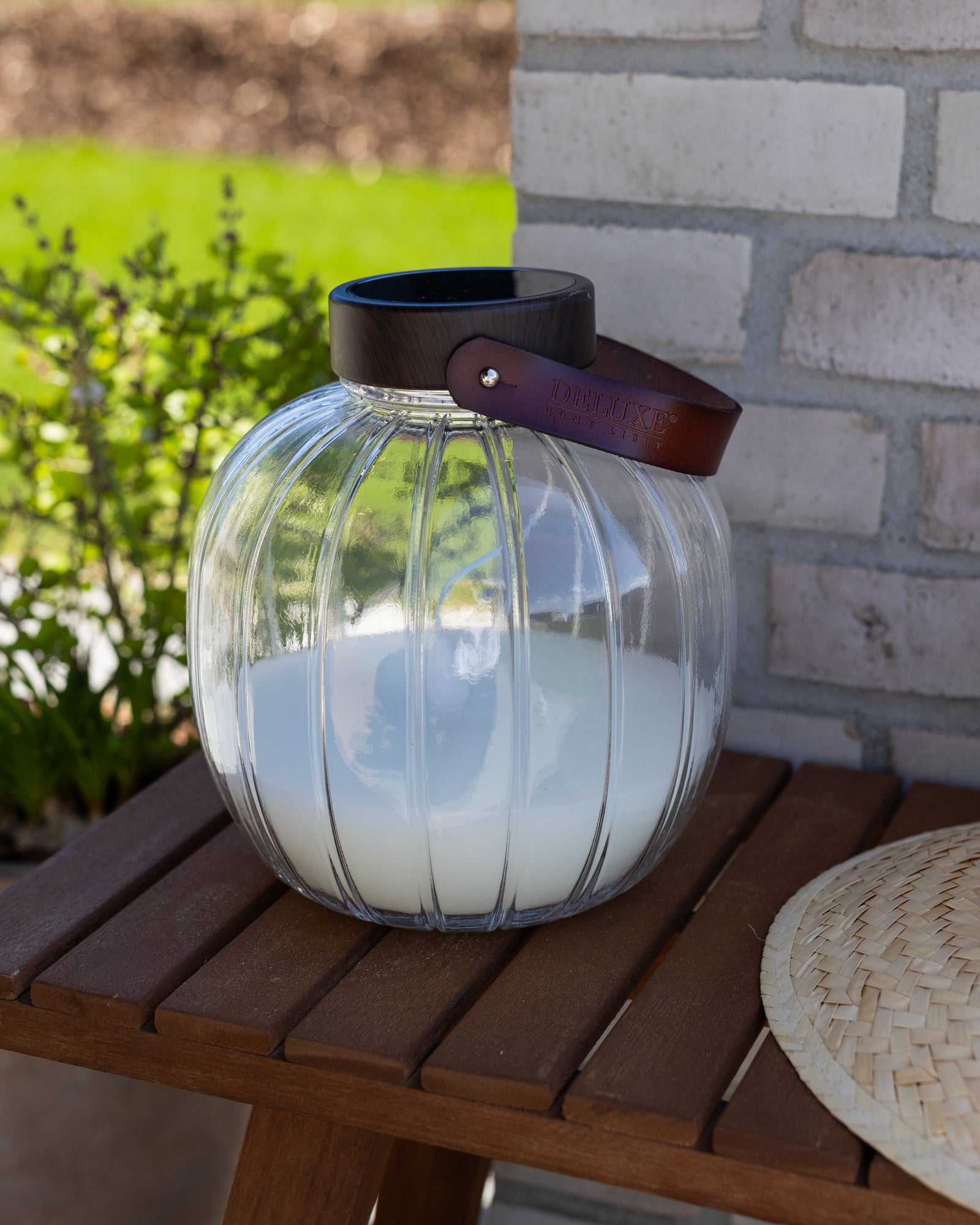 Deluxe Homeart LED skleněná lucerna 20cm LED lucerny 2