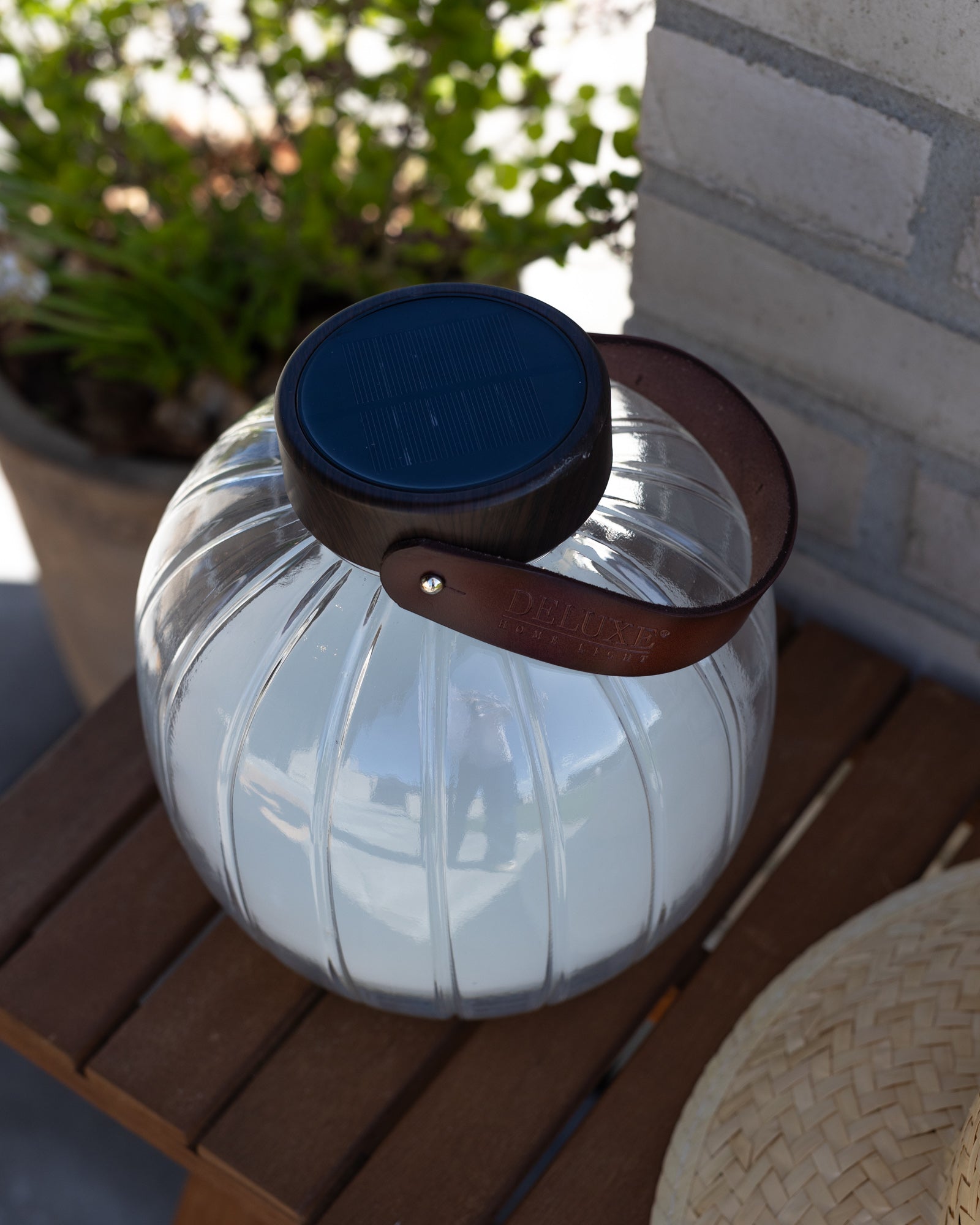 Deluxe Homeart LED skleněná lucerna 20cm LED lucerny 3