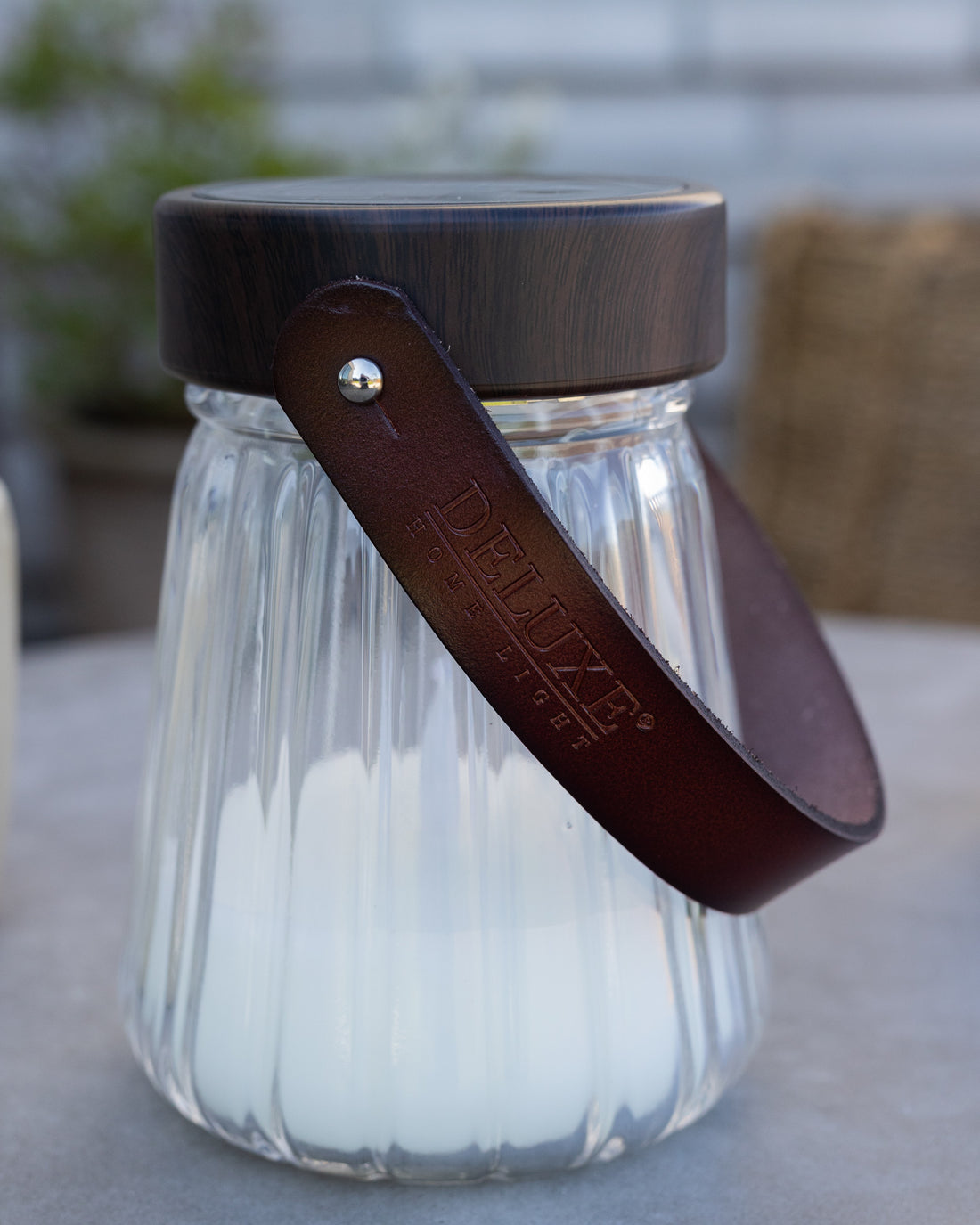 Deluxe Homeart Lanterna LED de vidro 13cm Lanternas LED 3