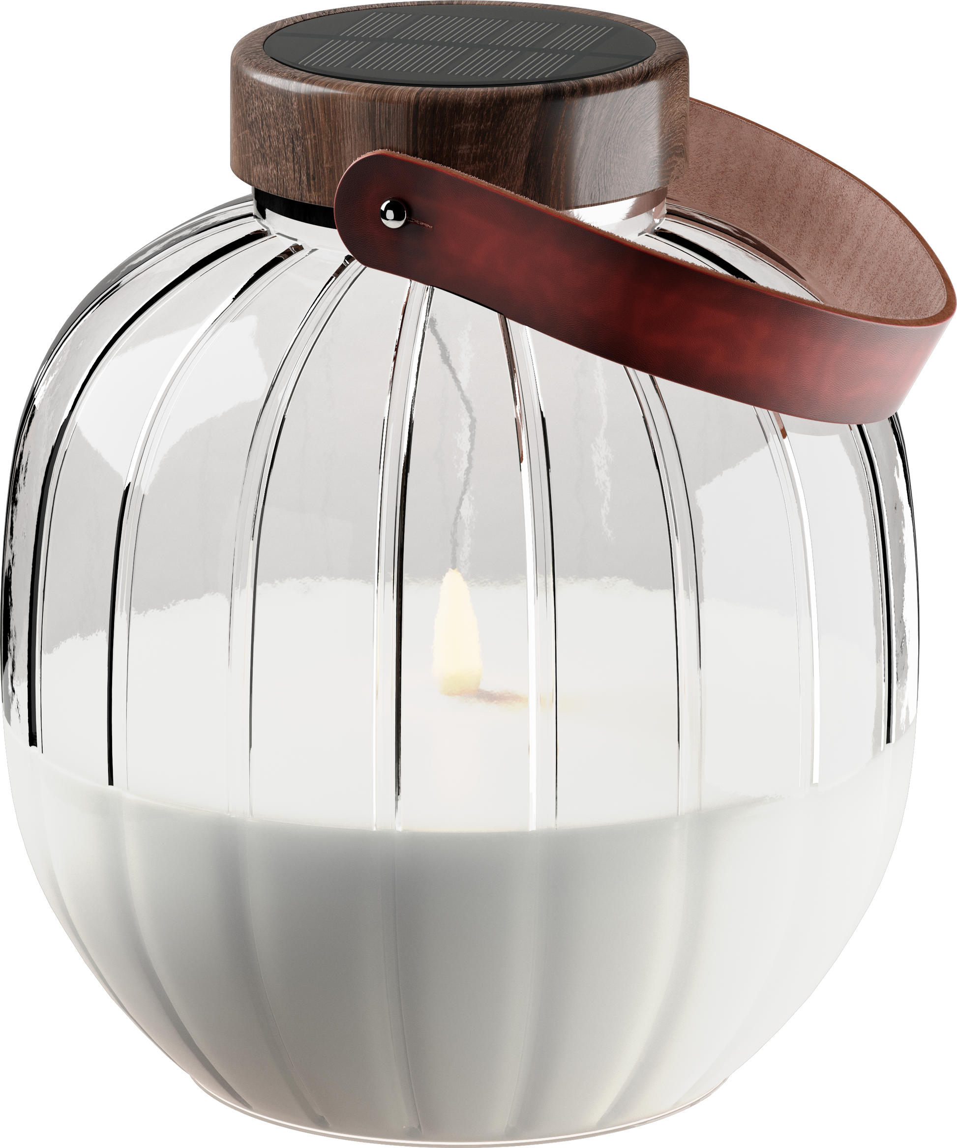 Deluxe Homeart LED skleněná lucerna 20cm LED lucerny 6