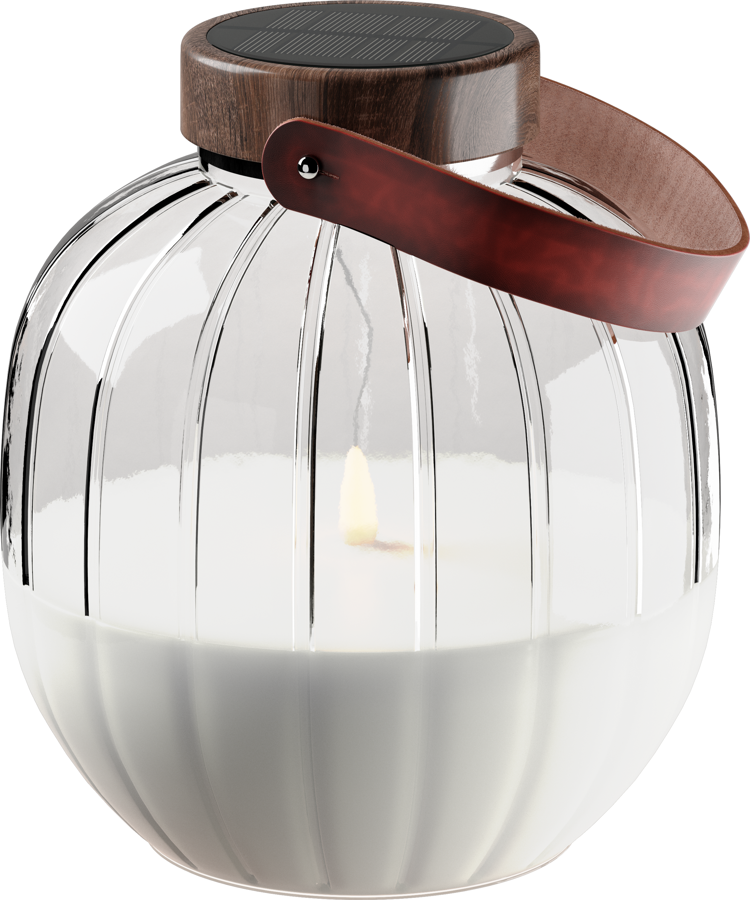 Deluxe Homeart LED skleněná lucerna 20cm LED lucerny 6