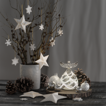 Deluxe Homeart Suured klaasist inglid 1