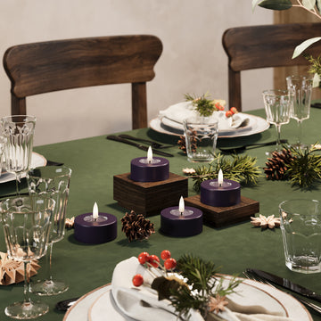 LED Jumbo Lighthouse Lights Σκούρο μωβ - 4 τεμ.