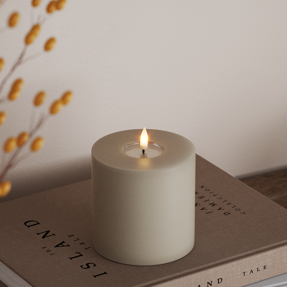 Deluxe Homeart LED plokkvalgusti Ø 10 x 10 cm Liiva LED-ploki tuli 3