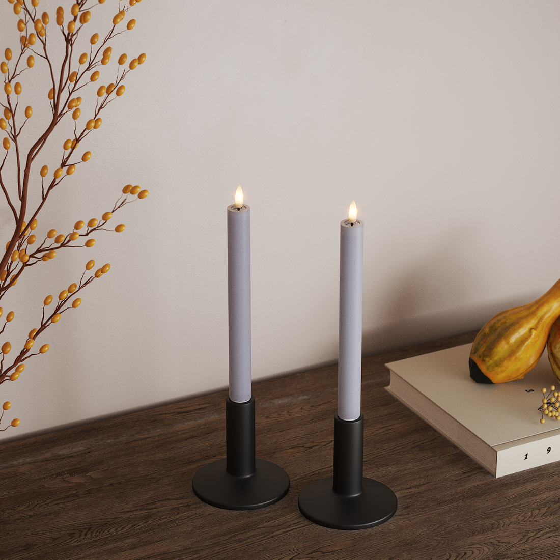 Deluxe Homeart LED Crown valgusti 2 tk, Ø 2 x 24 cm Tolmune sinine LED-kroonvalgusti 4