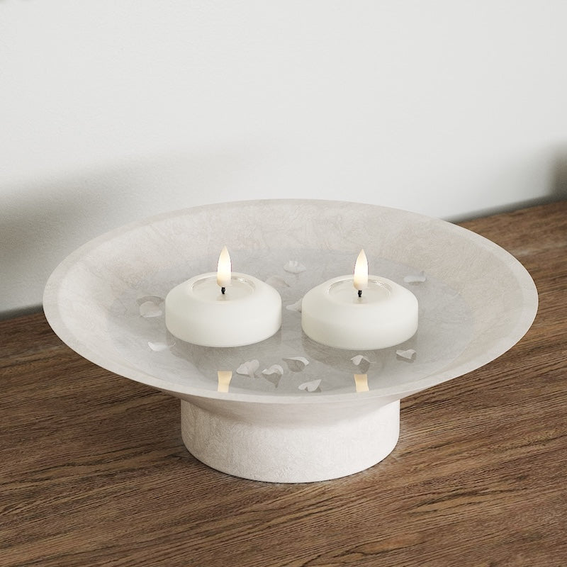 Deluxe Homeart LEDs Vela flutuante Ø 6,1 cm (2 unid.) Branco