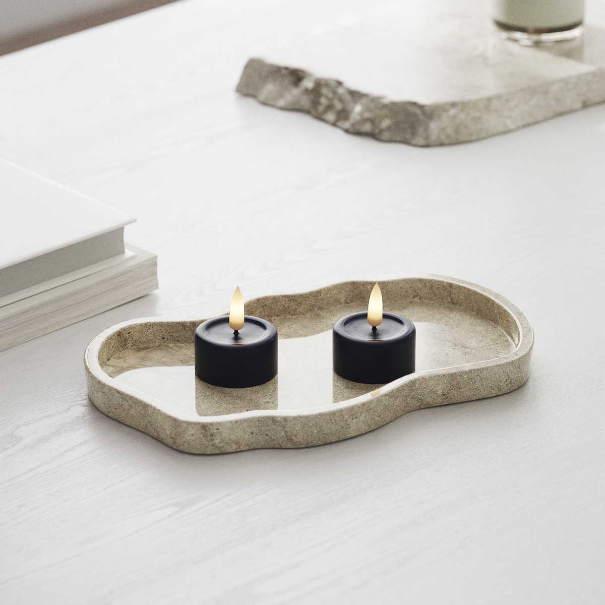 Deluxe Homeart LED čajová svíčka 2ks. Královská modrá LED čajová svíčka 1