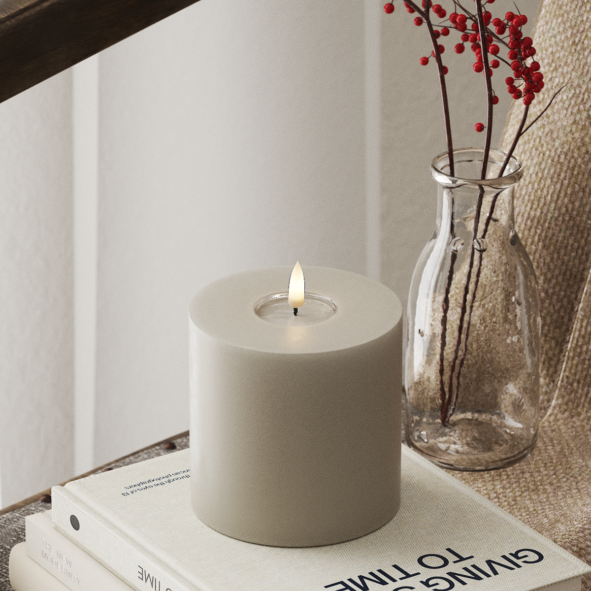 Deluxe Homeart LED plokkvalgusti Ø 10 x 10 cm Liiva LED-ploki tuli 4