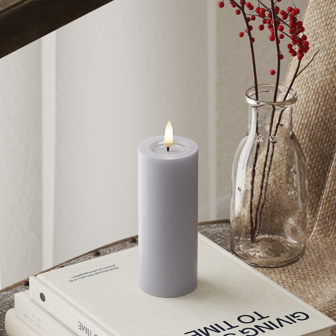 Deluxe Homeart LED plokkvalgusti Ø 5 x 12,5 cm Tolmune sinine LED-ploki tuli 4