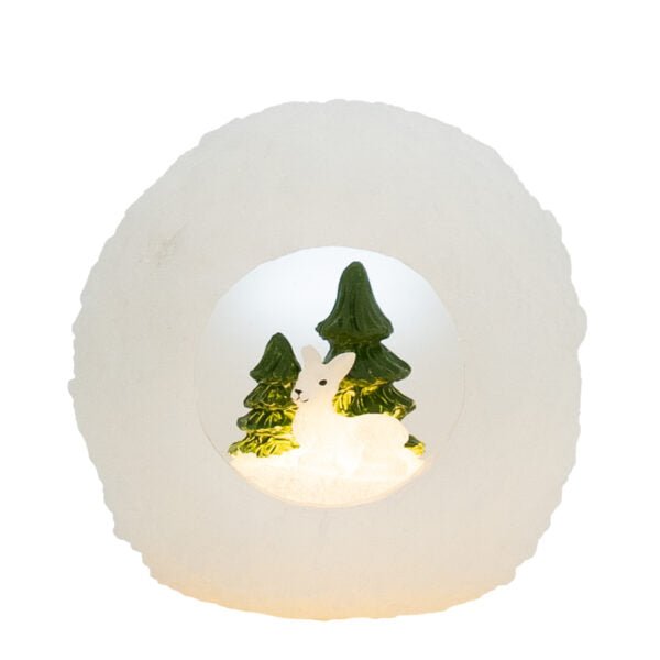 Kaunistusega lumekera 12*12cm Deluxe Homeart 1