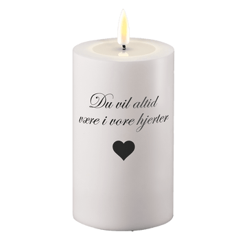 LED Gravljus Du kommer alltid finnas i våra hjärtan Deluxe Homeart 1