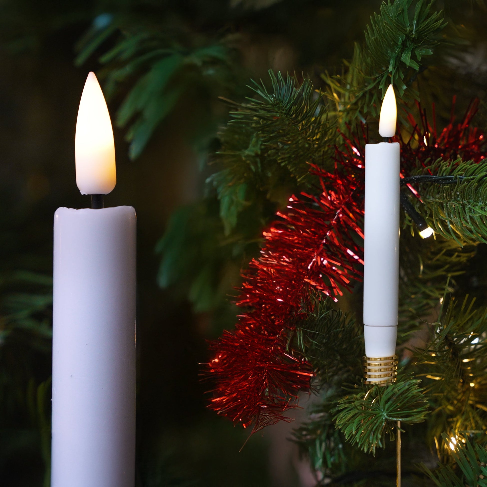 Deluxe Homeart Vahaga kaetud jõulukuuse küünlad 6 tk Christmas 7